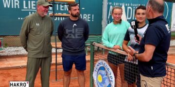 SPORT TV22: Finaleinzug für Anna Pircher und Kara Fronek im Doppel bei der Tennis Europe Trophy Zams
