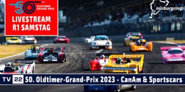 RE-LIVE CanAm & Sportscars | Group C Classics Rennen 1 beim 50. Oldtimer-Grand-Prix Nürburgring 2023