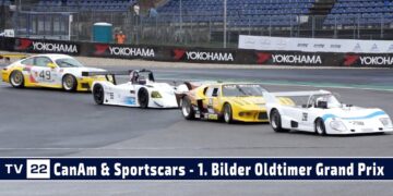 MOTOR TV22: CanAm, Sportscars & Croup C Classics – Die ersten Bilder vom Oldtimer Grand Prix