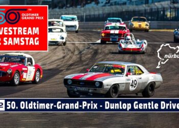 RE-LIVE Dunlop Gentle Drivers ’65 Rennen 2 beim 50. Oldtimer-Grand-Prix Nürburgring 2023