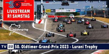 RE-LIVE Lurani Trophy – Formula Junior Rennen 1 beim 50. Oldtimer-Grand-Prix Nürburgring 2023