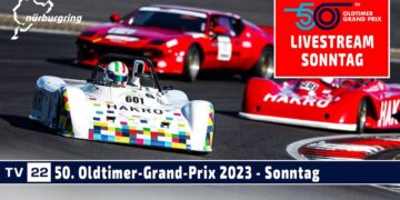 LIVE 50. Oldtimer-Grand-Prix am Nürburgring – Alle Rennen Sonntag 13. August 2023