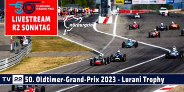 RE-LIVE Lurani Trophy – Formula Junior Rennen 2 beim 50. Oldtimer-Grand-Prix Nürburgring 2023