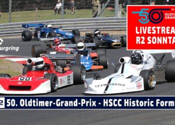RE-LIVE HSCC – Historic Formula 2 Rennen 2 beim 50. Oldtimer-Grand-Prix Nürburgring 2023