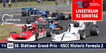 RE-LIVE HSCC – Historic Formula 2 Rennen 2 beim 50. Oldtimer-Grand-Prix Nürburgring 2023