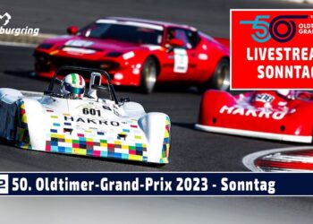 RE-LIVE 50. Oldtimer-Grand-Prix am Nürburgring – Alle Rennen Sonntag 13. August 2023 – Teil 2