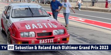 MOTOR TV22: Roland Asch und Sebastian Asch mit der Tourenwagen Golden Ära beim Oldtimer Grand Prix
