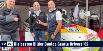 MOTOR TV22: Stefan Irmler und Volker Strycek mit dem Opel Manta beim Oldtimer Grand Prix 2023