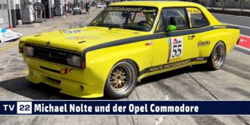 MOTOR TV22: Opel Commodore von Michael Nolte beim DRM Revival Deutsche Rennsport Meisterschaft OGP