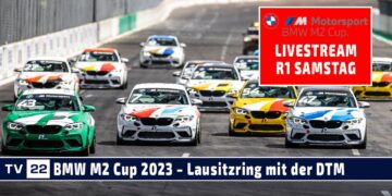 LIVE Rennen 1 BMW M2 Cup am Lausitzring by BMW M Motorsport im Rahmenprogramm der DTM