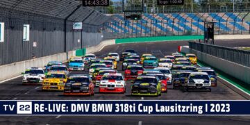 MOTOR TV22: RE-LIVE BMW 318ti Cup Rennen 1 Lausitzring 2023 | DMV Goodyear Racing Days