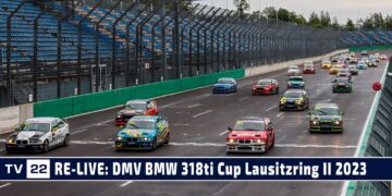 MOTOR TV22: RE-LIVE BMW 318ti Cup Rennen 2 Lausitzring 2023 | DMV Goodyear Racing Days