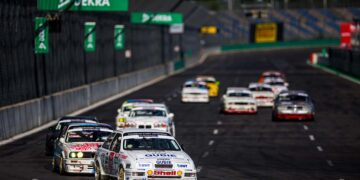 DTM Classic: Stefan Mücke gewann im Ford Sierra RS500 sein Heimspiel auf dem DEKRA Lausitzring ©ADAC Motorsport