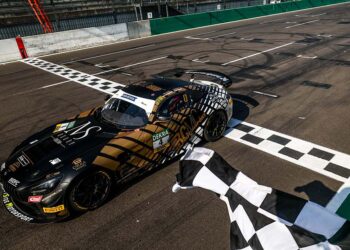 Siegerauto: Der Mercedes-AMG GT4 von BCMC Motorsport powered by EastSide Motorsport ©ADAC Motorsport