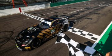 Siegerauto: Der Mercedes-AMG GT4 von BCMC Motorsport powered by EastSide Motorsport ©ADAC Motorsport