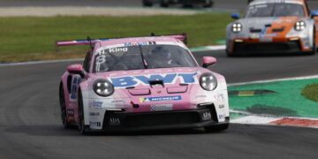 Bestzeit von Harry King steigert Titelchancen von Teamkollege Bastian Buus ©Porsche Motorsport