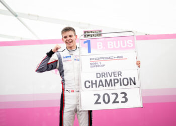 Porsche-Junior Bastian Buus ist der neue Supercup-Champion ©Porsche Motorsport