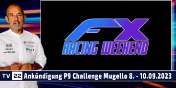 MOTOR TV22: Ankündigung P9 Racing Weekend in Mugello vom 8. bis 10. September 2023