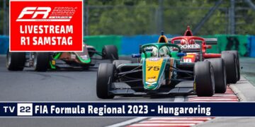 LIVE Red Bull Ring Rennen 1 Formula Regional European Championship by Alpine – certified by FIA