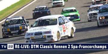 MOTOR TV22: RE-LIVE DTM Classic aus Spa-Francorchamps Rennen 2 2022