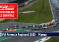 LIVE Monza Rennen 2 Formula Regional European Championship by Alpine – certified by FIA