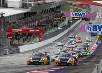 Titelentscheidung trotz Sieg von Tabellenführer Larry ten Voorde vertagt ©Porsche Motorsport