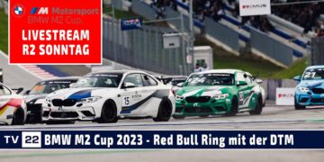 LIVE Rennen 2 BMW M2 Cup am Red Bull Rng by BMW M Motorsport im Rahmenprogramm der DTM