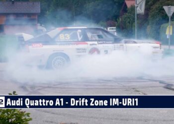 MOTOR TV22: URI 1 Drift Zone für den Audi Quattro A2 bei den Rally Legends Austria in Admont 2023