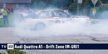 MOTOR TV22: URI 1 Drift Zone für den Audi Quattro A2 bei den Rally Legends Austria in Admont 2023