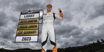 Larry ten Voorde zum dritten Mal Champion im Porsche Carrera Cup Deutschland ©Porsche Motorsport
