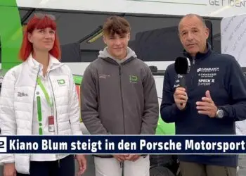 MOTOR TV22: Der Vorarlberger Kiano Blum wechselt in den Porsche von den Kartrennen