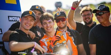 Oriol Oliver vom WZ-Racing Team ist in Holzgerlingen vorzeitig der neue ADAC MX Youngster-Cup Champion 2023 geworden ©ADAC Motorsport