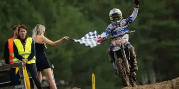 Dani Heitink krönt sich bereits am Samstag in Dreetz zum neuen ADAC MX Junior Cup 85-Champion ©ADAC Motorsport