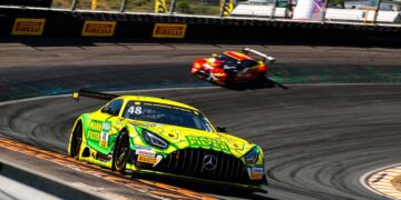 Das „Mamba-Design“ am Mercedes-AMG GT3 von Maro Engel ist ein echter Hingucker ©ADAC Motorsport