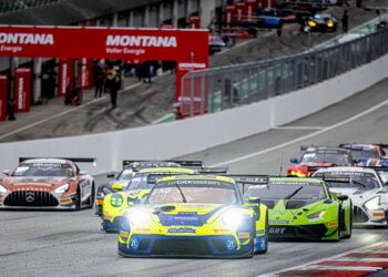 Michael Joos feierte an der Seite von Christian Engelhart seinen ersten Erfolg im ADAC GT Masters ©ADAC Motorsport