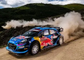 Die spektakulären Rally1-Boliden kämpfen bei der Central European Rally um die WRC-Krone. Ihre Hybridantriebe leisten bis zu 530 PS ©ADAC Motorsport