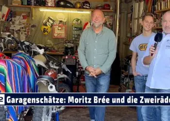 Garagenschätze: Moritz Brée hat seine Liebe zu den Zweirädern von seinem Vater Uli Brée geerbt