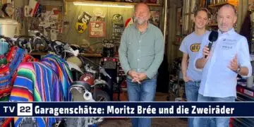 Garagenschätze: Moritz Brée hat seine Liebe zu den Zweirädern von seinem Vater Uli Brée geerbt