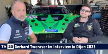 MOTOR TV22: Lamboghini Rennfahrer Gerhard Tweraser im Interview bei der P9 Challenge in Dijon 2023