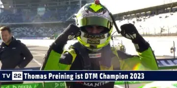 MOTOR TV22: Thomas Preining ist DTM Champion 2023 auf seinem Grello Porsche von Manthey EMA