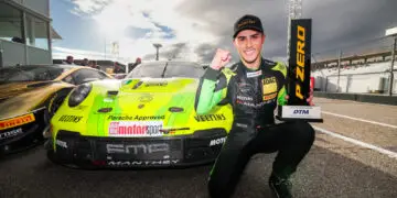 Thomas Preining, Manthey EMA und Porsche sind DTM-Champions 2023 ©Porsche Motorsport