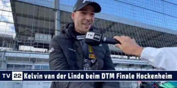 MOTOR TV22: DTM-Pilot Kelvin van der Linde beim Finale am Hockenheimring 2023
