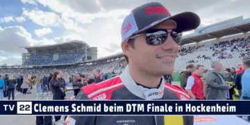 MOTOR TV22: DTM-Pilot Clemens Schmid beim Finale am Hockenheimring 2023