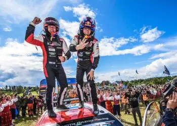 Matchball für Kalle Rovanperä (Toyota) bei der Central European Rally: Der Finne kann hier bereits den Weltmeistertitel holen ©ADAC Motorsport