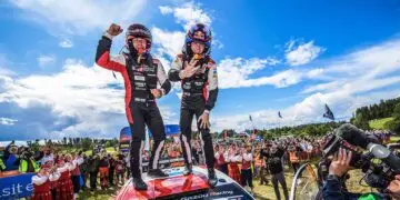 Matchball für Kalle Rovanperä (Toyota) bei der Central European Rally: Der Finne kann hier bereits den Weltmeistertitel holen ©ADAC Motorsport