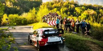 Die ausgewiesenen Zuschauerpunkte geben bei der Central European Rallye eine tolle – und sichere – Sicht auf die Action ©ADAC Motorsport