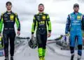 Der Dreikampf zwischen Thomas Preining, Mirko Bortolotti und Ricardo Feller (l-r) geht in die letzte Runde ©ADAC Motorsport