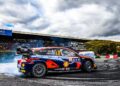 Hyundai-Pilot Thierry Neuville liegt nach dem ersten Tag der Central European Rally in Führung ©ADAC Motorsport