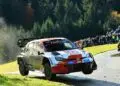 Pechvogel: Elfyn Evans (Toyota) schied am Samstagmorgen aus und muss damit seine WRC-Titelhoffnungen begraben ©ADAC Motorsport