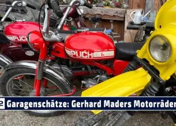 Garagenschätze: Gerhard Mader und die Puch Mopeds